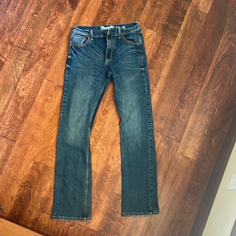 Wrangler Blue Straight Jeans Classic Style
